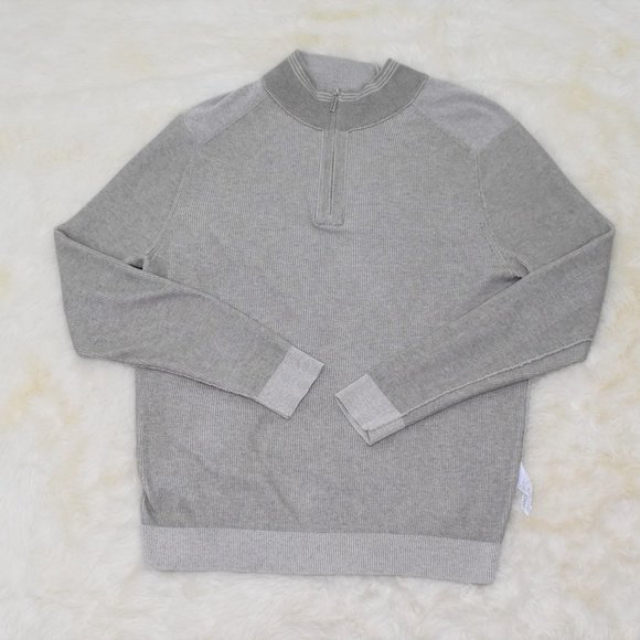 Tommy Bahama 1/4 Zip Pullover Reversible Sweater M - Picture 7 of 12